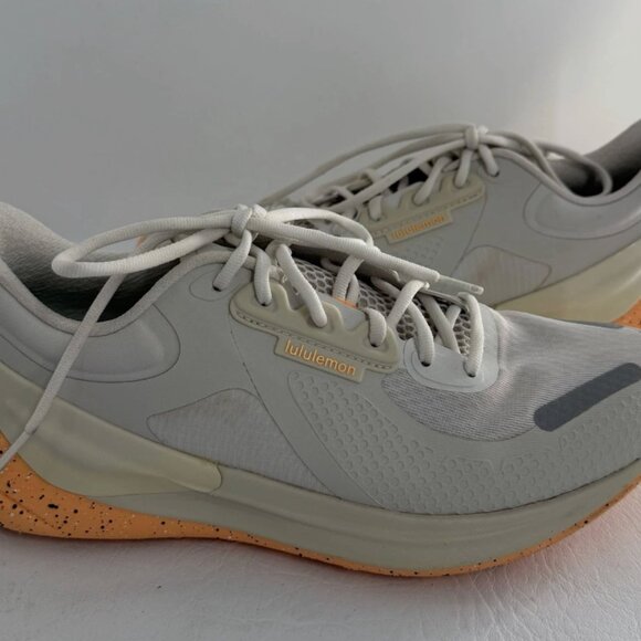 lululemon athletica Shoes - Lululemon Athletic Running Shoes US 8.5 EU 40.5 Gray Orange Sample Rare